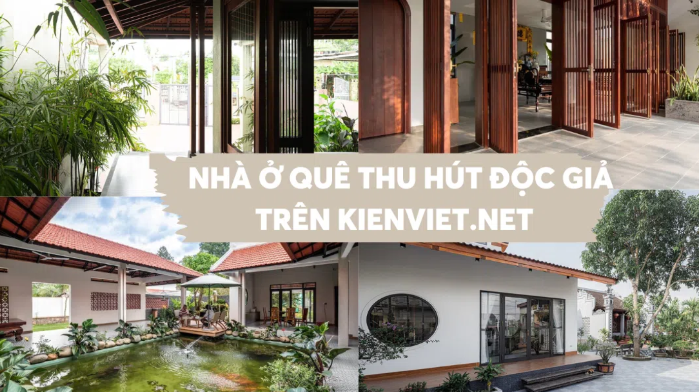 Những công trình “nhà ở quê” ấn tượng thu hút độc giả